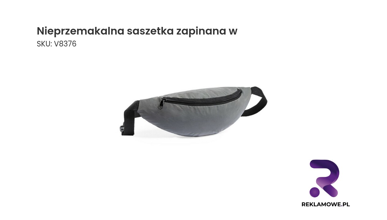 Nieprzemakalna saszetka zapinana w pasie