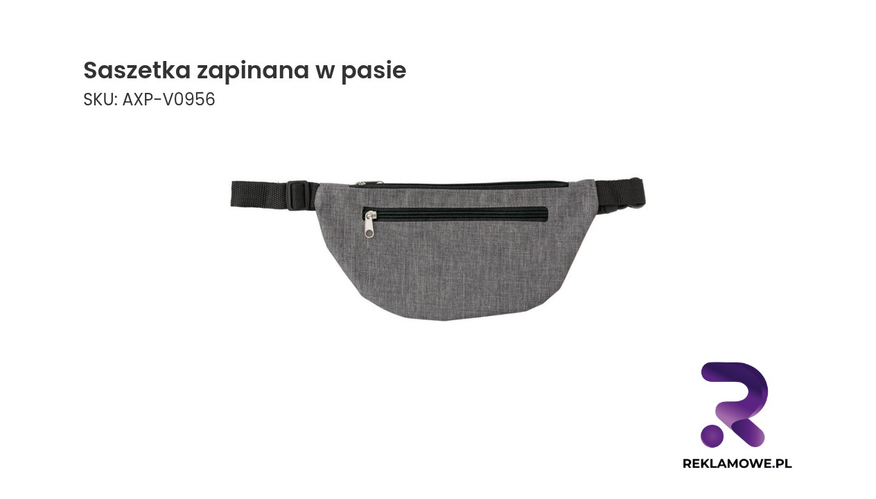 Saszetka zapinana w pasie na zdjęciu