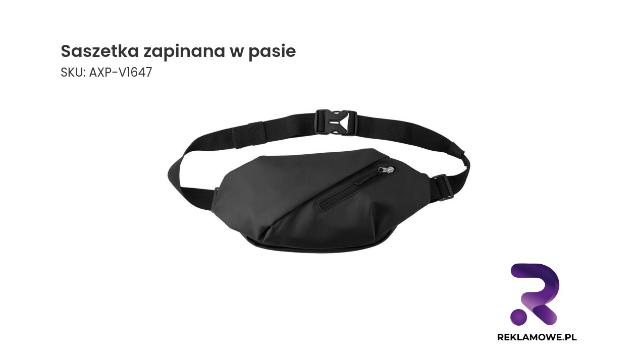 Praktyczna saszetka zapinana w pasie - idealna na podróże