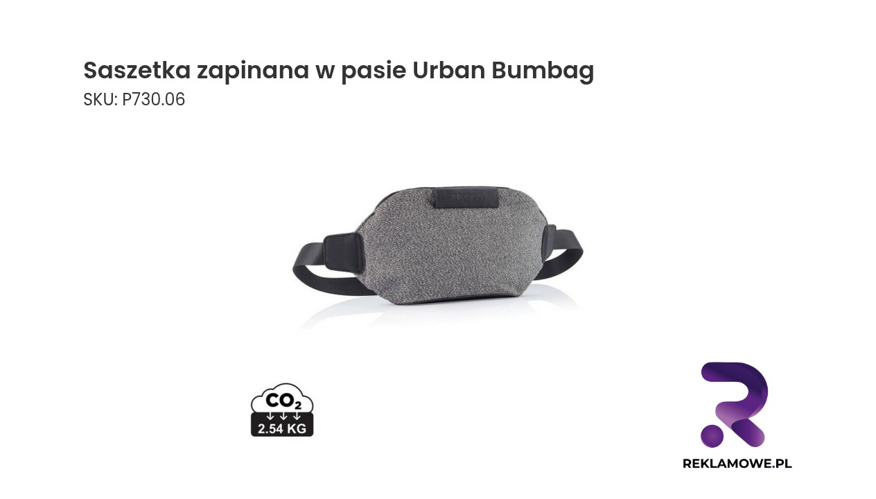 Saszetka zapinana w pasie Urban Bumbag w kolorze miejskim