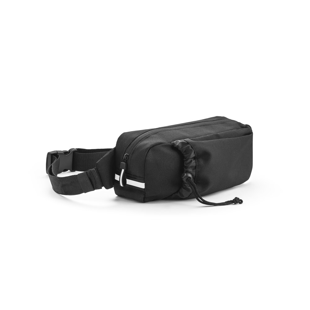 DELFOS POUCH. Torba biodrowa z 300D poliestru pochodzącego i 600D poliestru pochodzącego z elementami odblaskowymi 92091_set