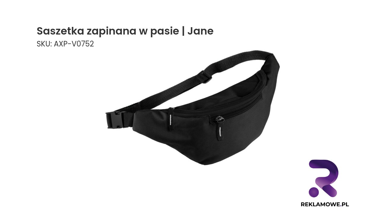 Saszetka zapinana w pasie | Jane Saszetka zapinana w pasie Jane – stylowa i praktyczna nerka damska
